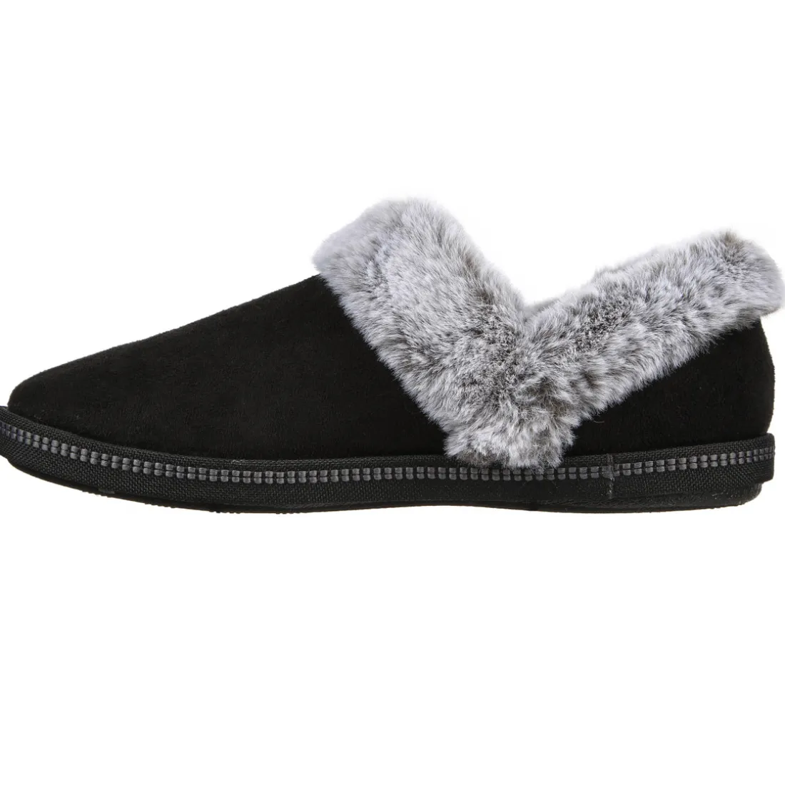 Chaussons COZY CAMPFIRE - FRESH TOAST noir en tissu
