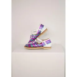 Chaussure en cuir tressé Alegria mermaid multicolore