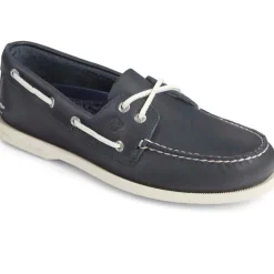 Chaussures Bateau Pour Homme A/O 2-EYE LEATHER - Cuir bleu