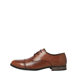 Chaussures de ville Basse Marron clair en coton