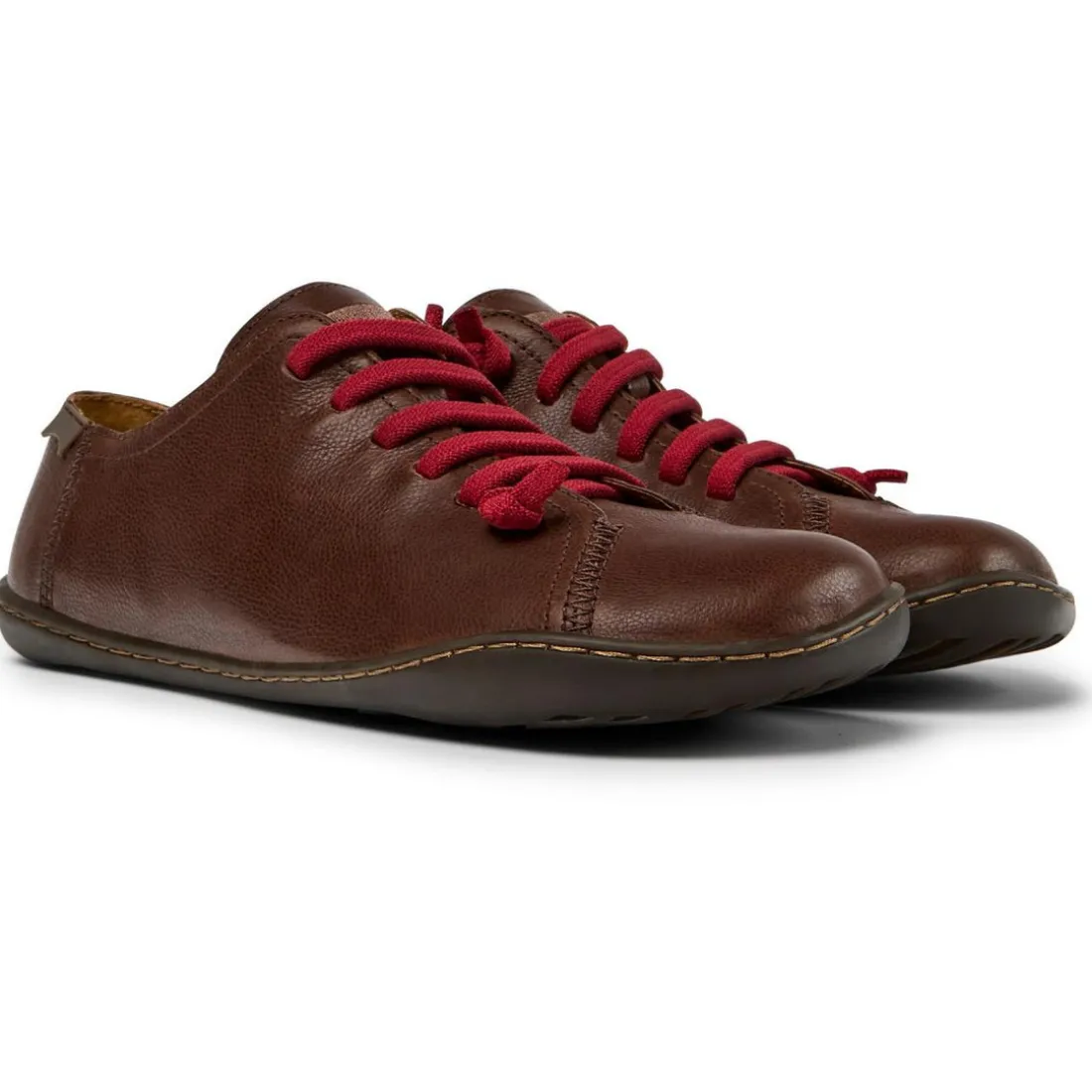 Chaussures Femme - Peu Cami marron foncé en cuir