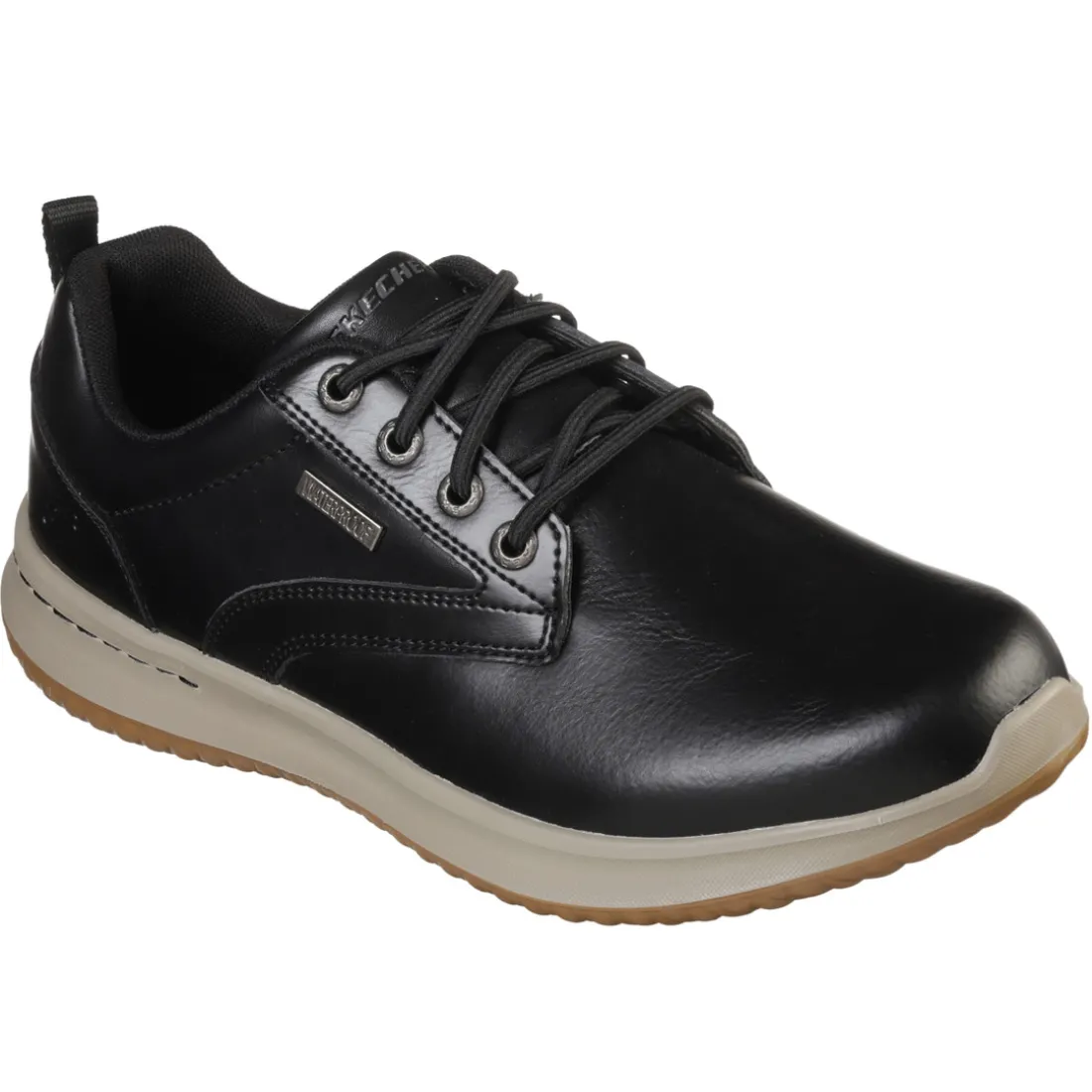 Chaussures OXFORD DELSON - ANTIGO noir en cuir