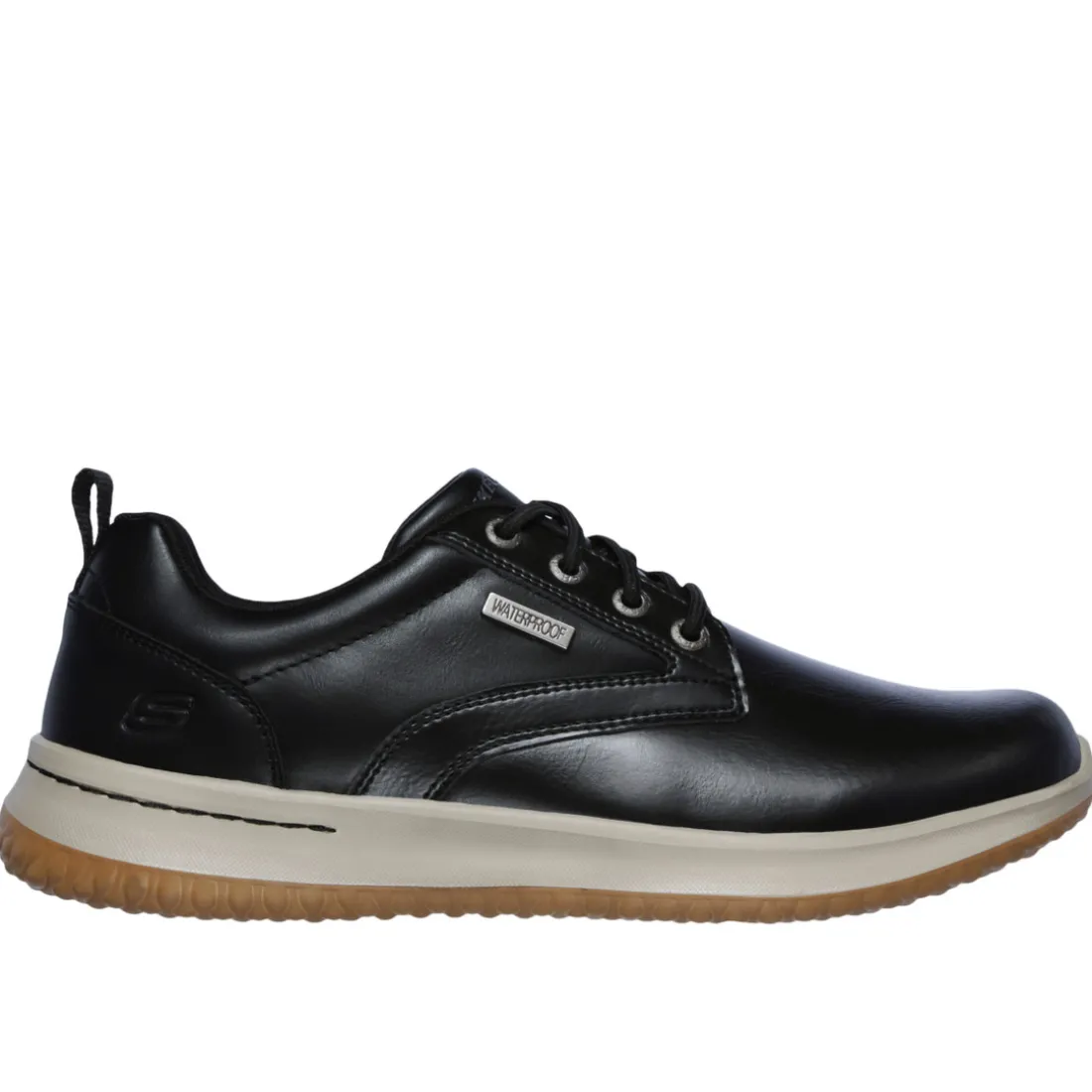 Chaussures OXFORD DELSON - ANTIGO noir en cuir
