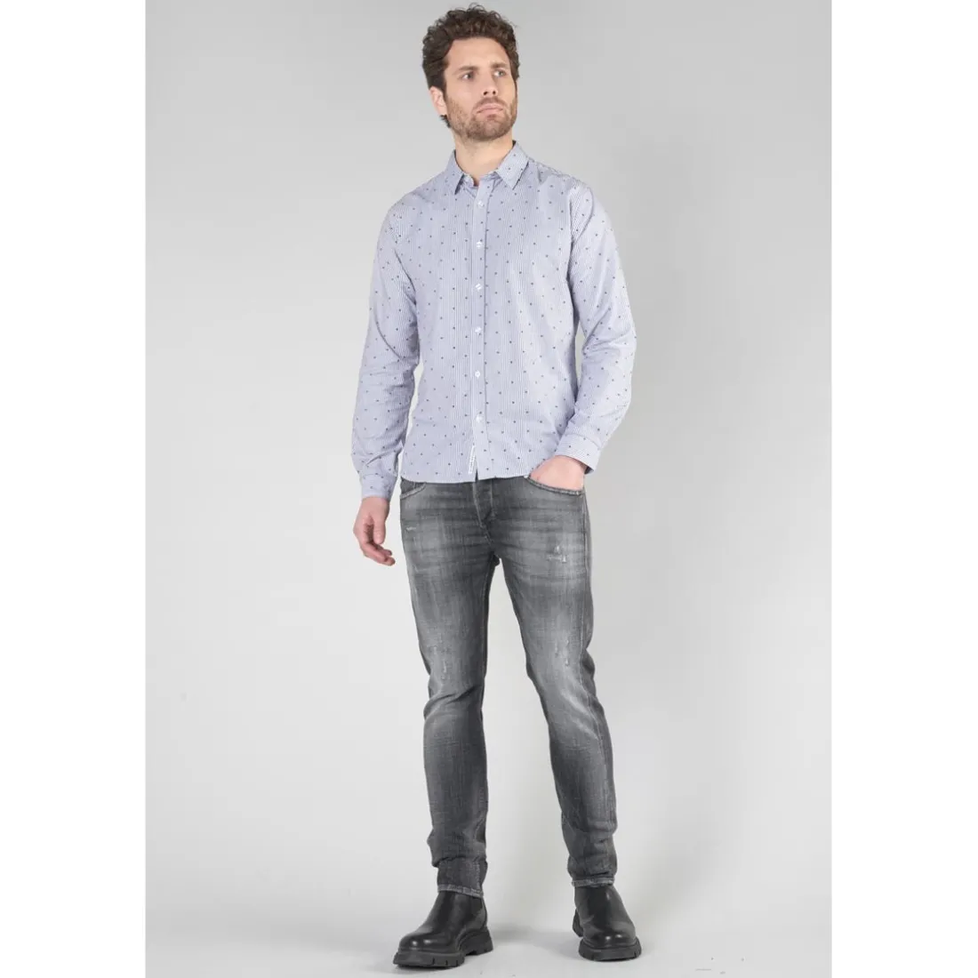 Chemise - Blanche en coton