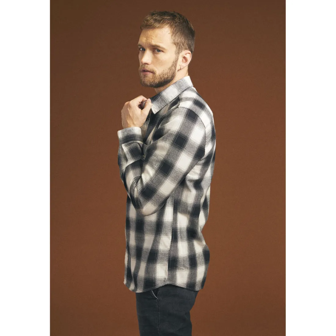 Chemise - Noire en coton