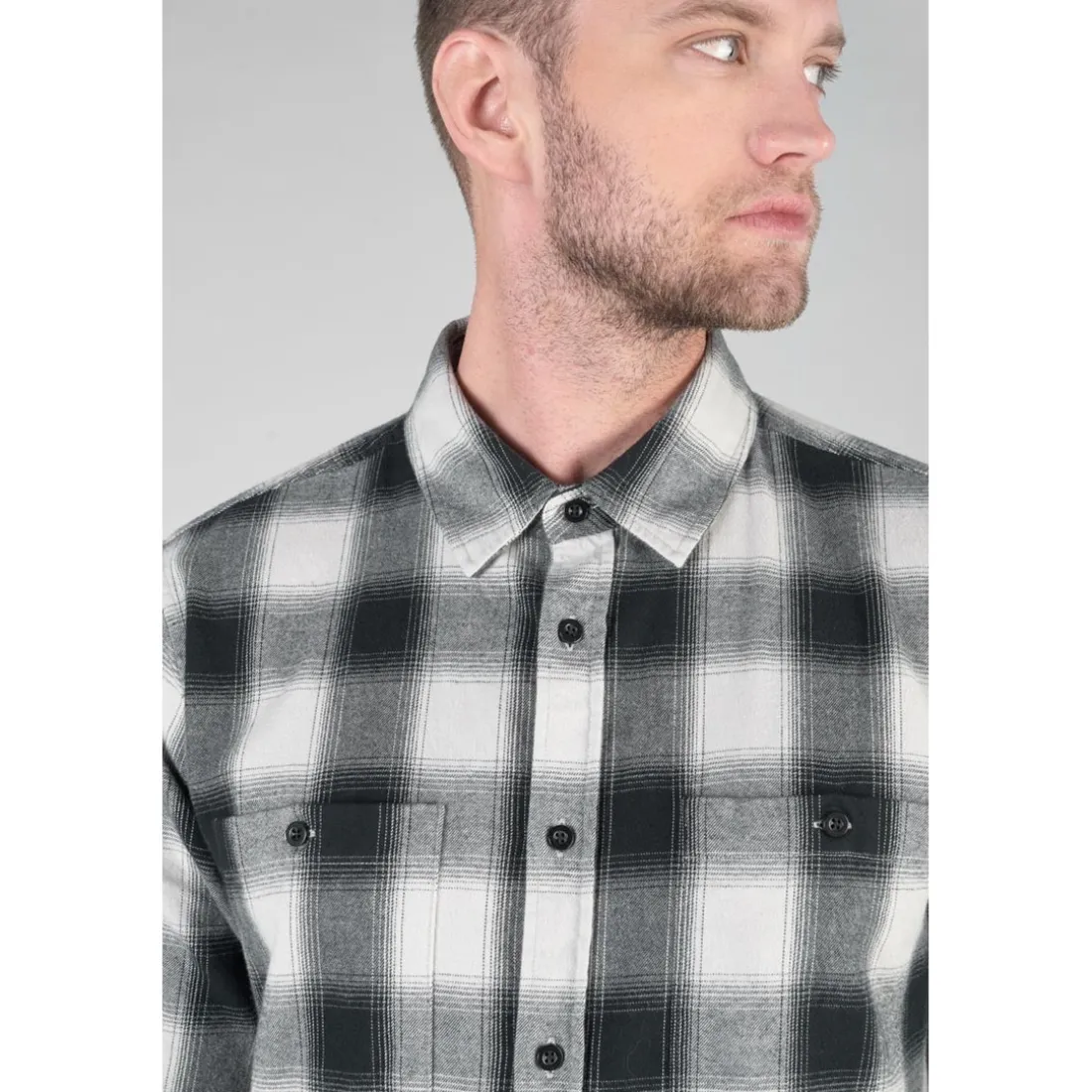 Chemise - Noire en coton