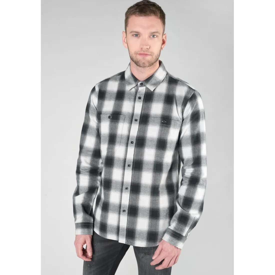 Chemise - Noire en coton