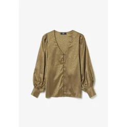 Chemise CAPRIA marron en viscose