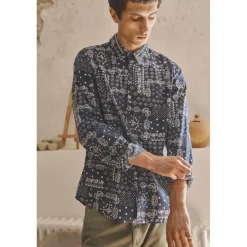 Chemise CREDO bleu en coton Raul