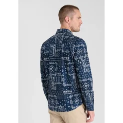 Chemise CREDO bleu en coton Raul