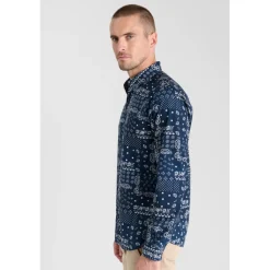 Chemise CREDO bleu en coton Raul
