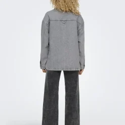 Chemise denim Emmie gris en coton Kara