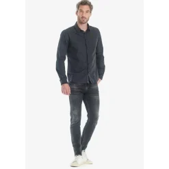 Chemise Dorus noire en coton