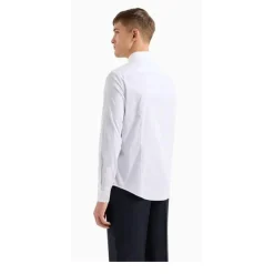 Chemise en coton regular fit blanc