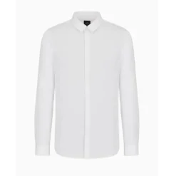 Chemise en coton regular fit blanc