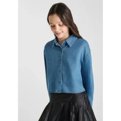 Chemise en jeans ALBERTAG bleu Kali