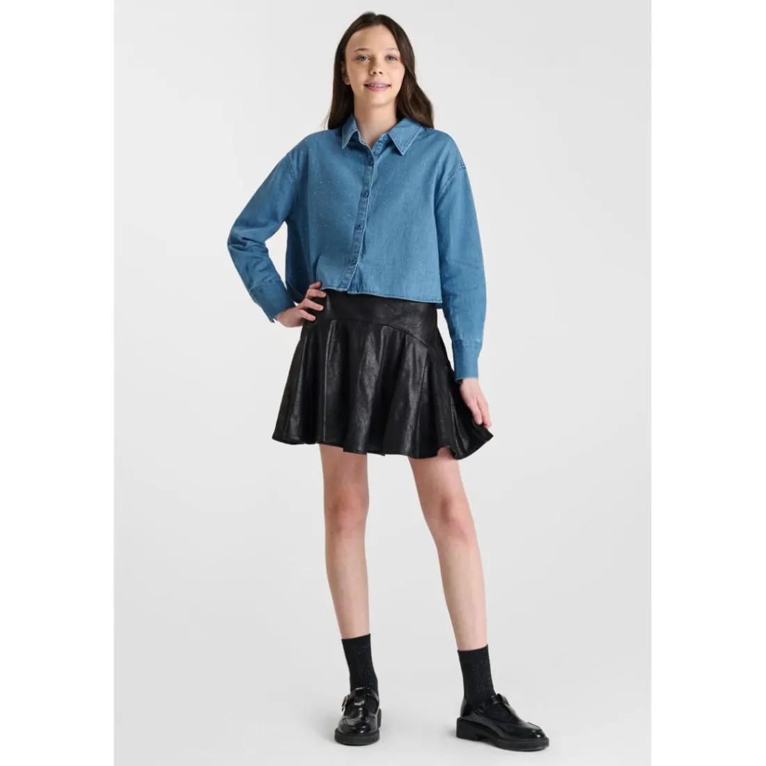 Chemise en jeans ALBERTAG bleu Kali