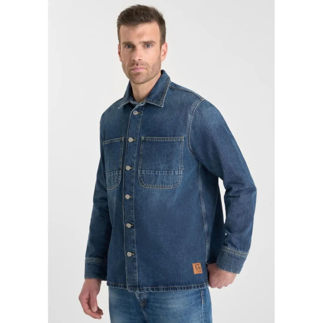 Chemise en jeans HISA bleu Quin