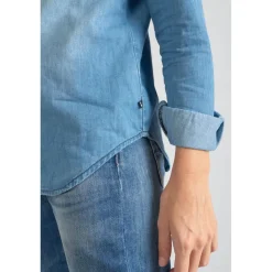 Chemise en jeans Juanita bleu clair