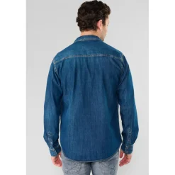 Chemise en jeans JUANITO bleu James