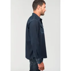 Chemise en jeans PEDRO bleu Sammy