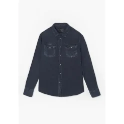 Chemise en jeans PEDRO bleu Sammy