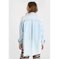 Chemise en jeans TULIPE bleu Vivi