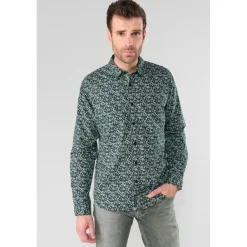 Chemise EVANS noir Alex en coton