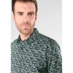 Chemise EVANS noir Alex en coton