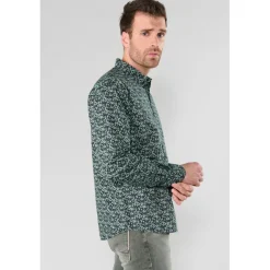 Chemise EVANS noir Alex en coton