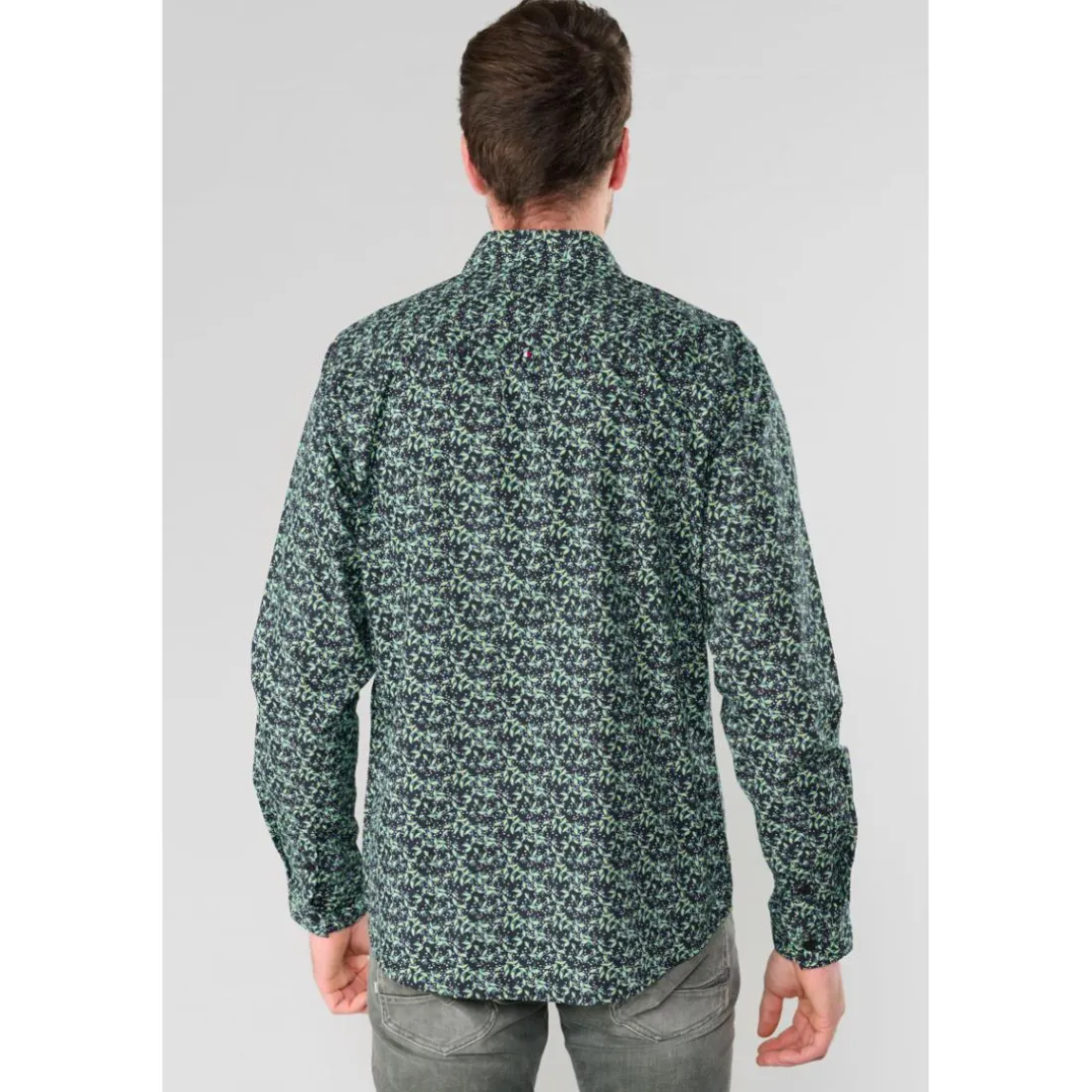 Chemise EVANS noir Alex en coton