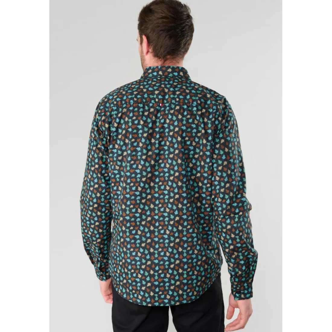 Chemise FEAL noir Dirk en coton