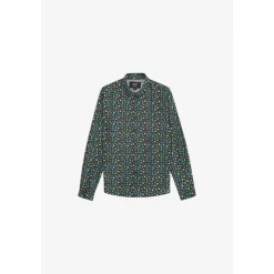 Chemise FEAL noir Dirk en coton