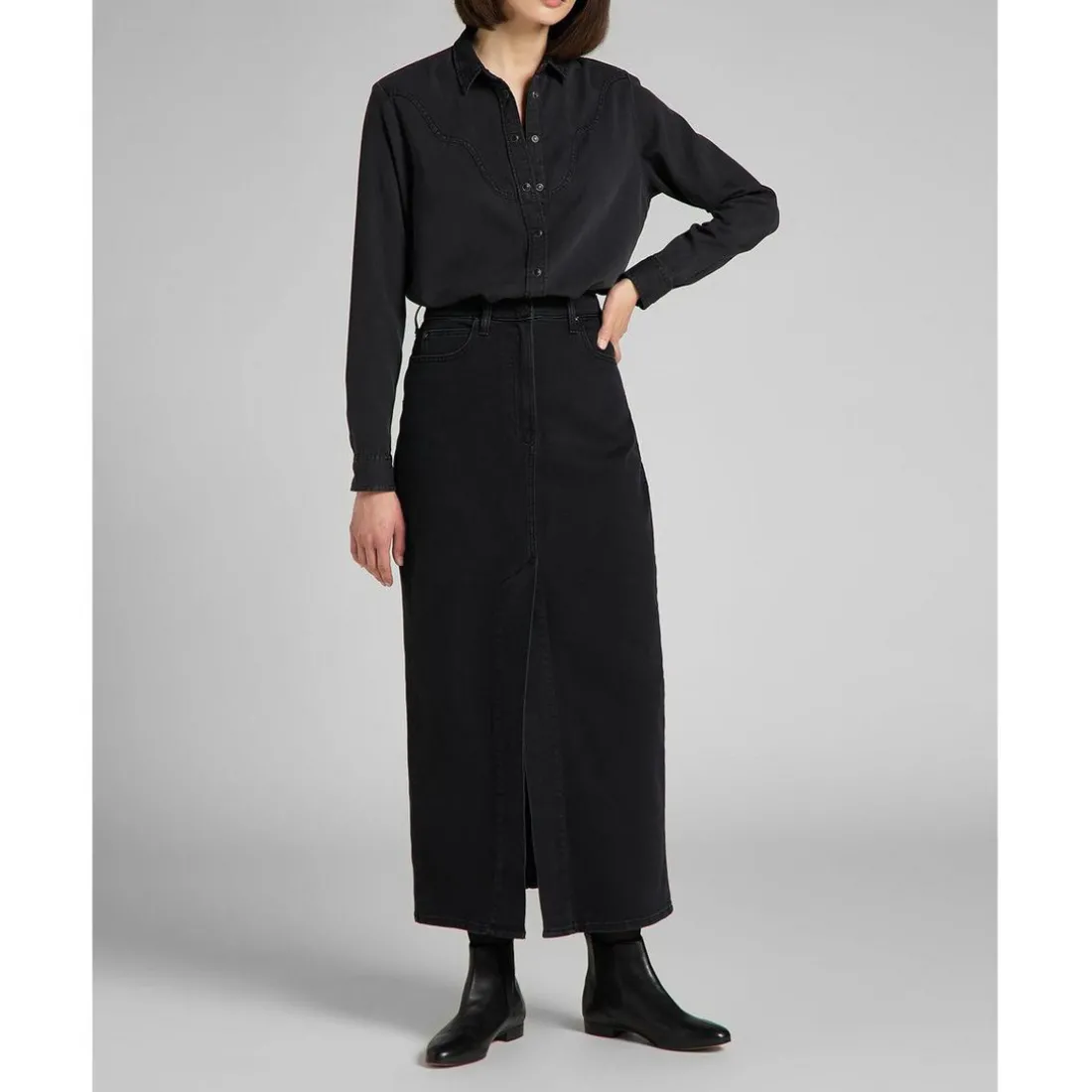 Chemise Femme Western Shirt noir
