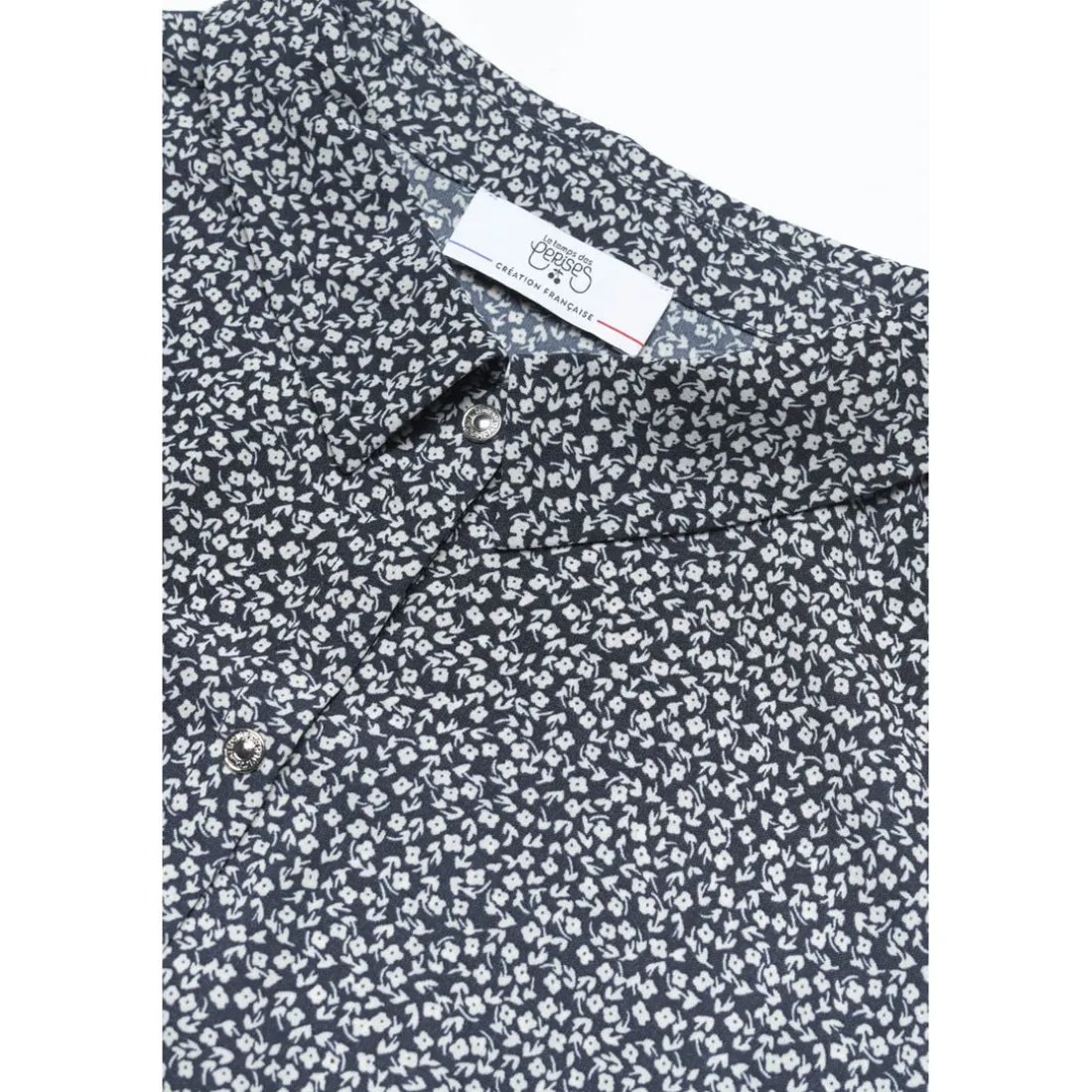 Chemise fille NAMIGI bleu