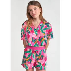 Chemise fille SAUGEGI rose Ula