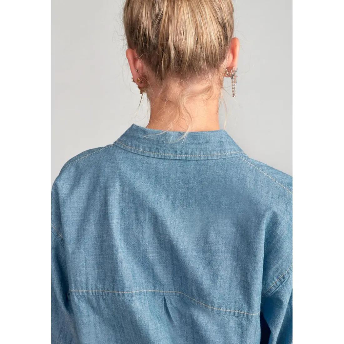 Chemise fille ZIAGI bleu