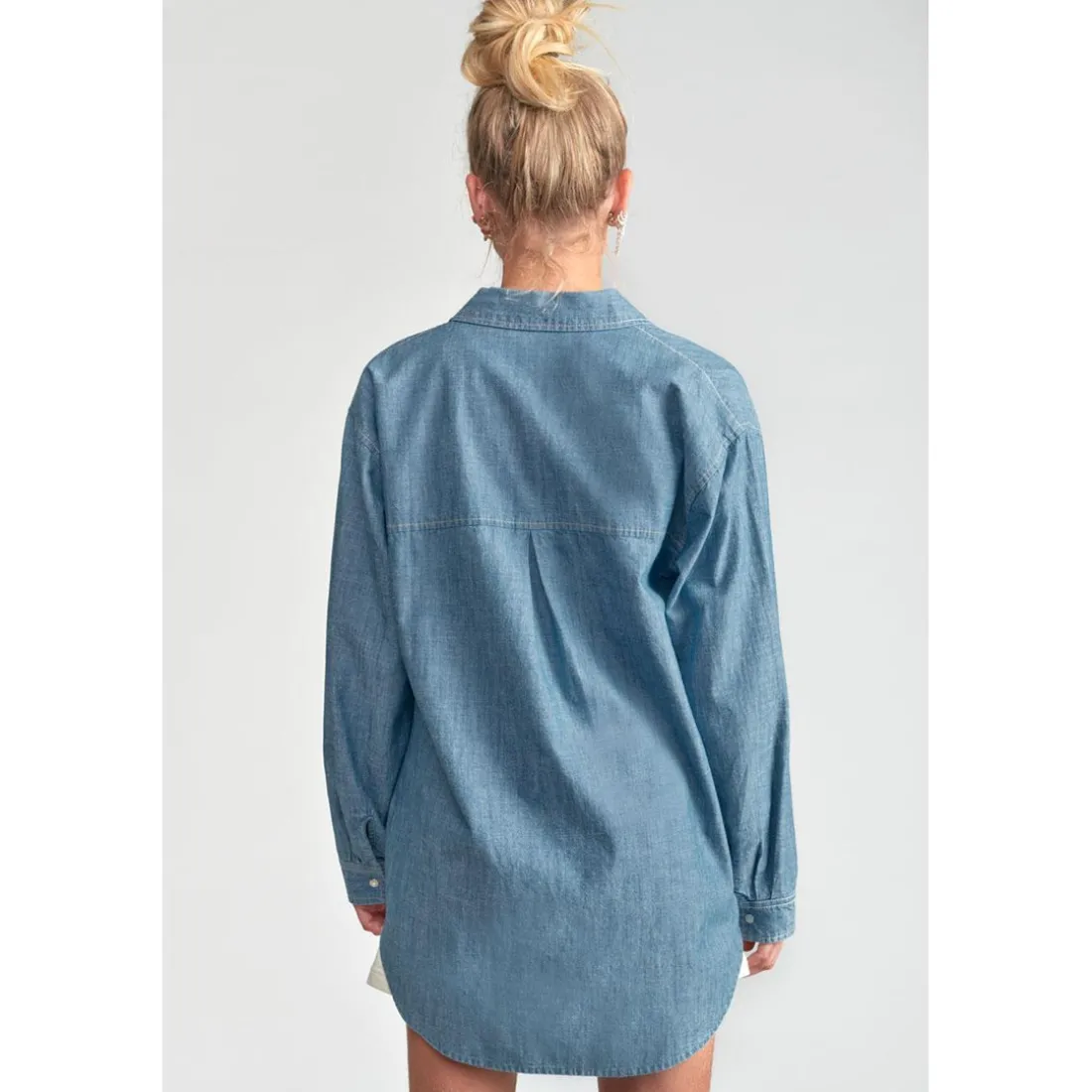 Chemise fille ZIAGI bleu