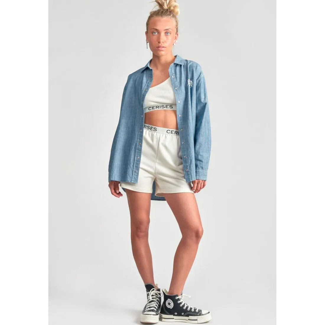 Chemise fille ZIAGI bleu