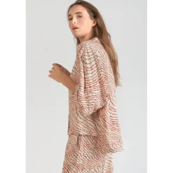 Chemise FREILA orange en viscose