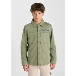 Chemise garçon PEDROBO kaki en coton Jett