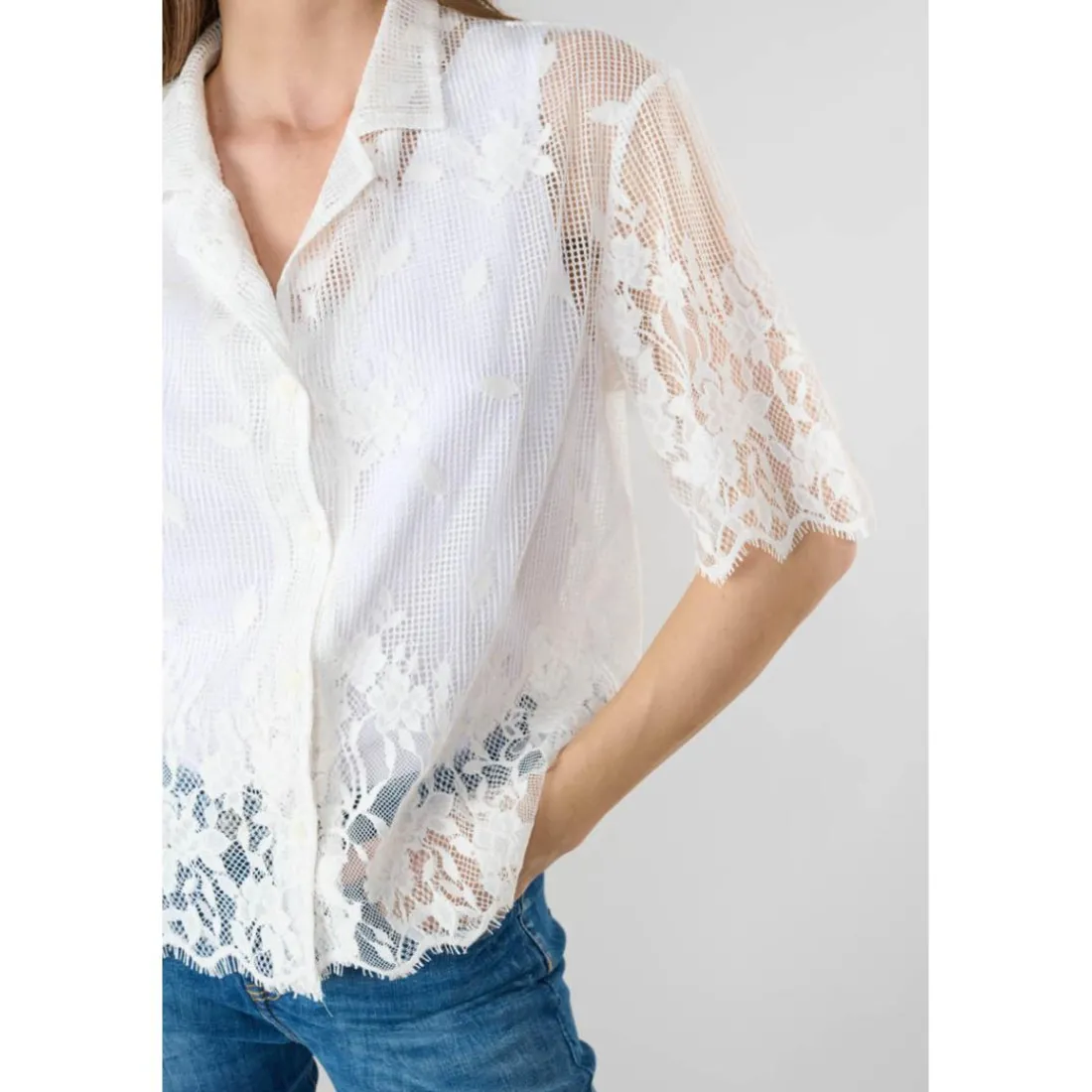 Chemise GLAIEUL marron Gail en coton