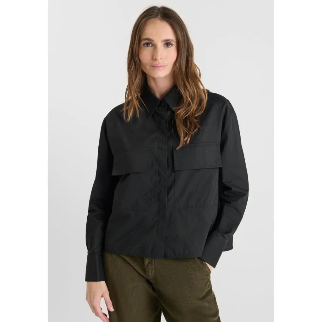 Chemise GULLIN noir Nola en coton