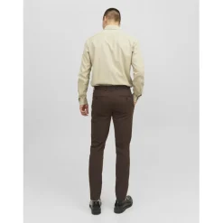 Chemise homme beige en coton Tito