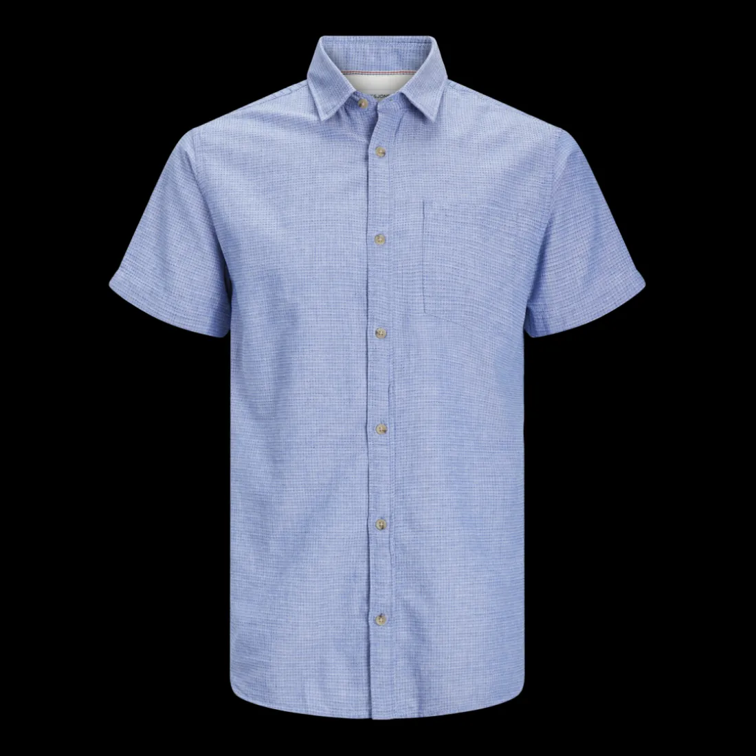 Chemise homme bleu petrole en coton