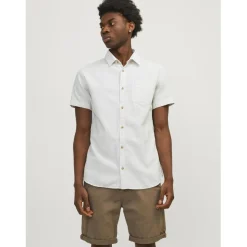Chemise homme écru en coton