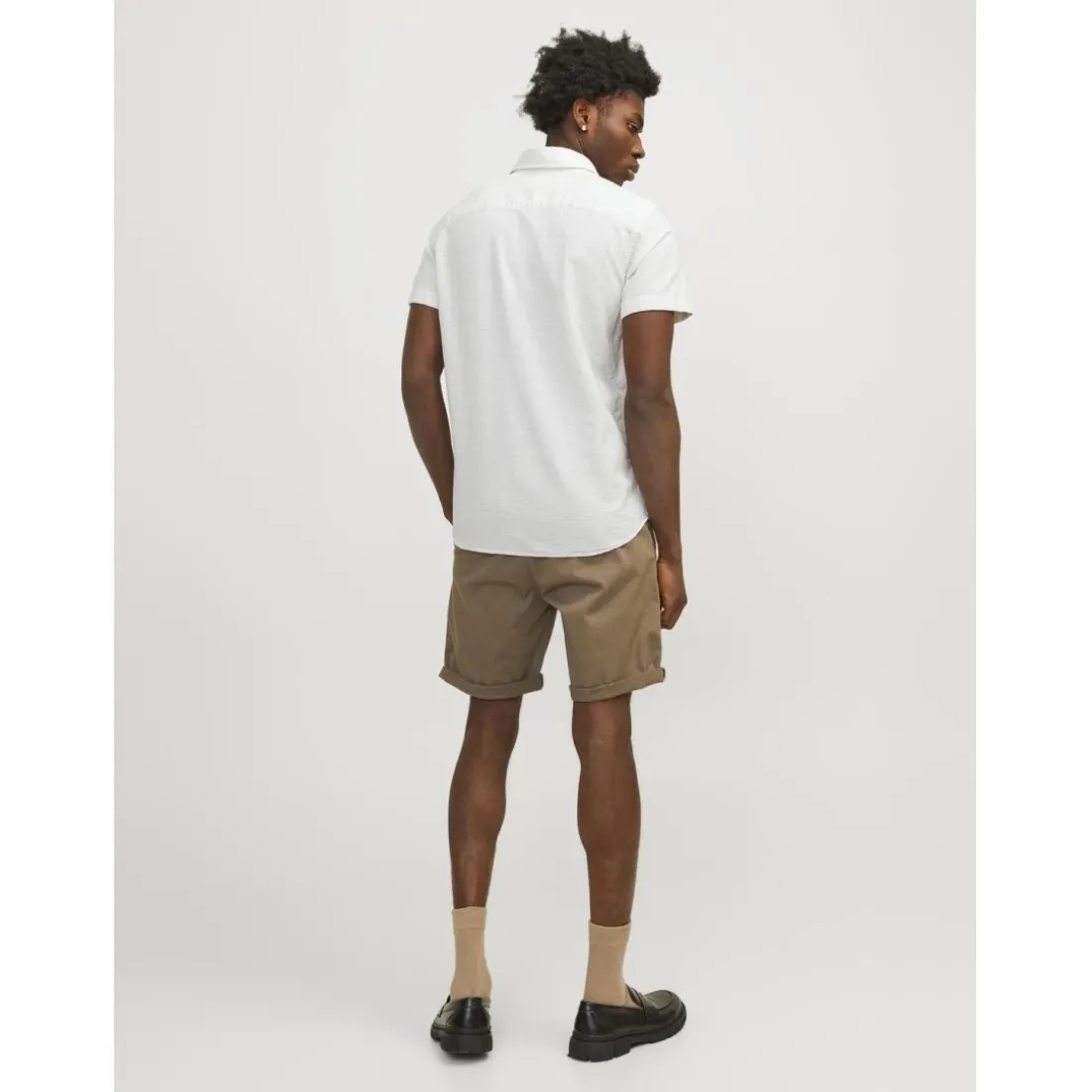 Chemise homme écru en coton