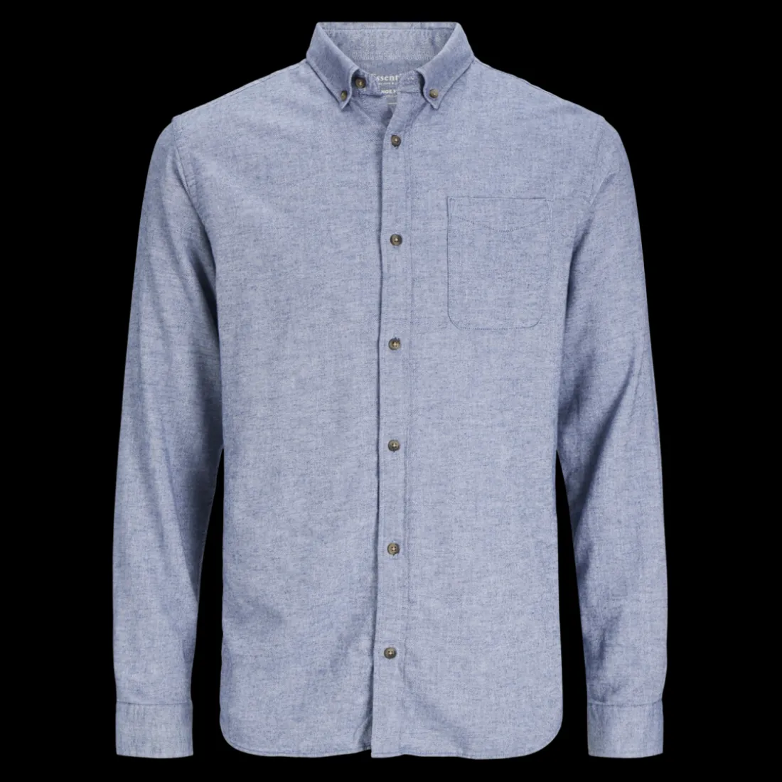 Chemise homme gris en coton Axel
