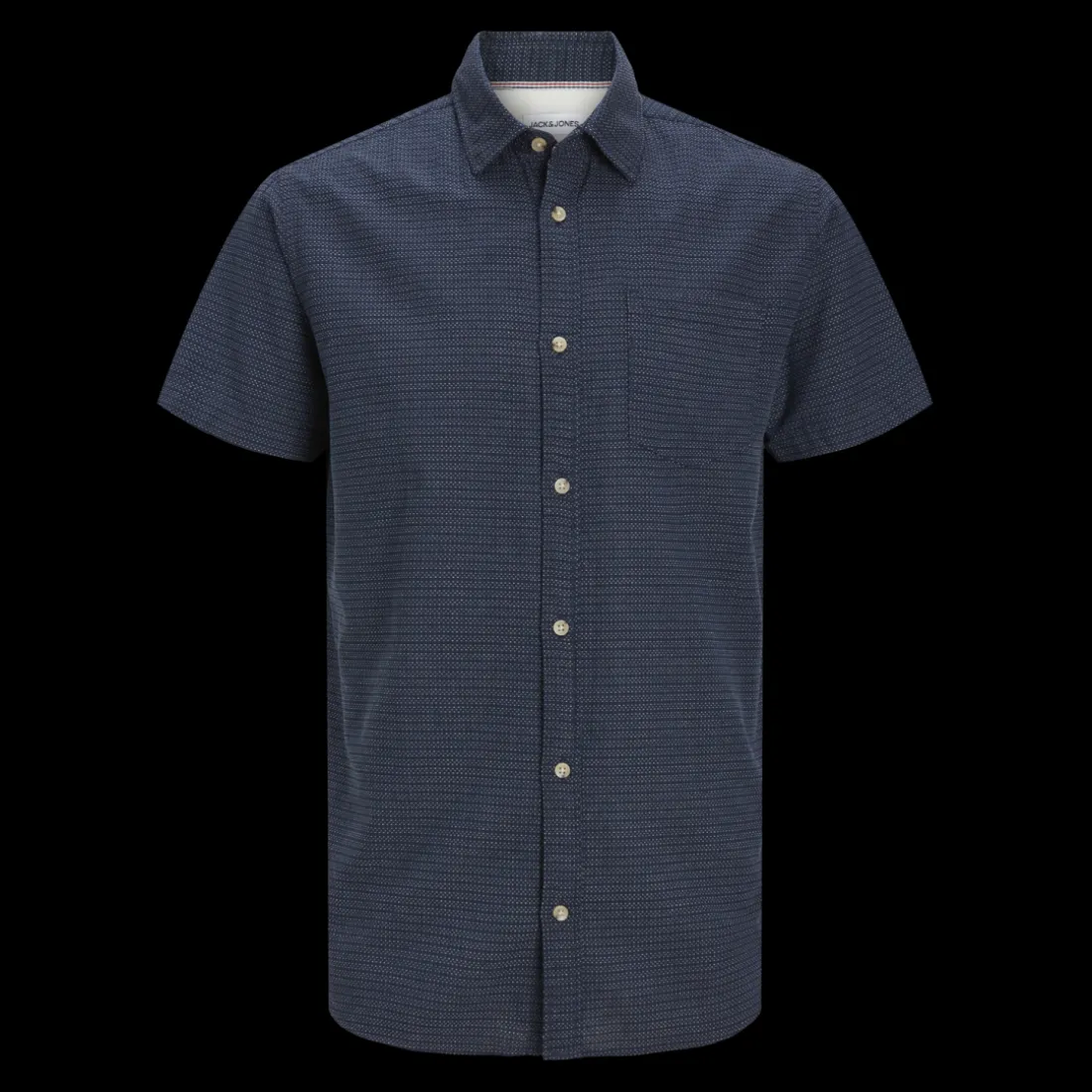 Chemise homme marine en coton