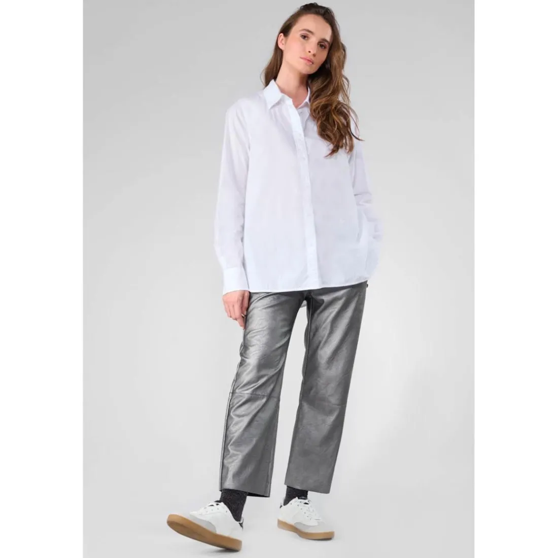 Chemise JAMA blanc Kai en coton